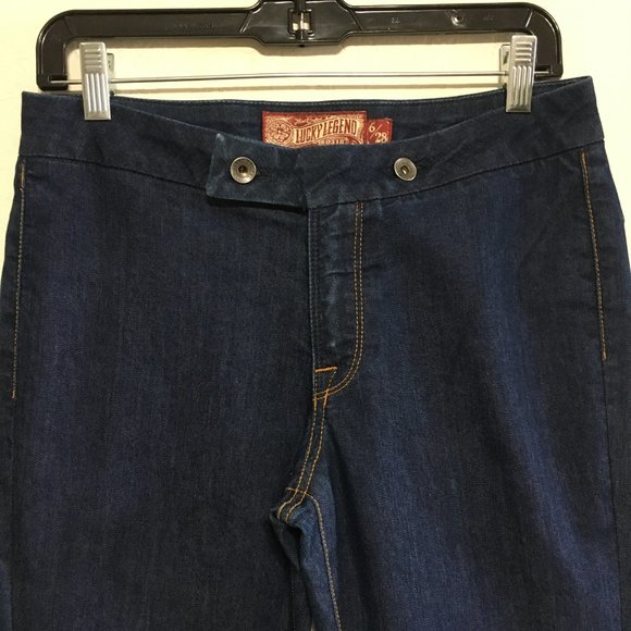 Lucky Legend Trouser Jeans Straight Leg Size 6/28 - Picture 3 of 12